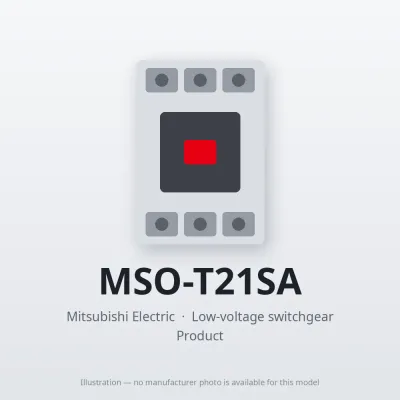 MSO-T21SA Mitsubishi Low-voltage switchgear Magnetic Starter