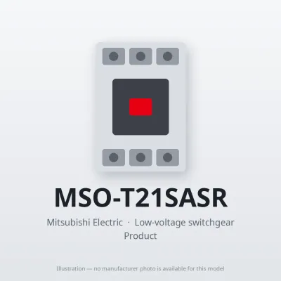 MSO-T21SASR Mitsubishi Low-voltage switchgear Magnetic Starter