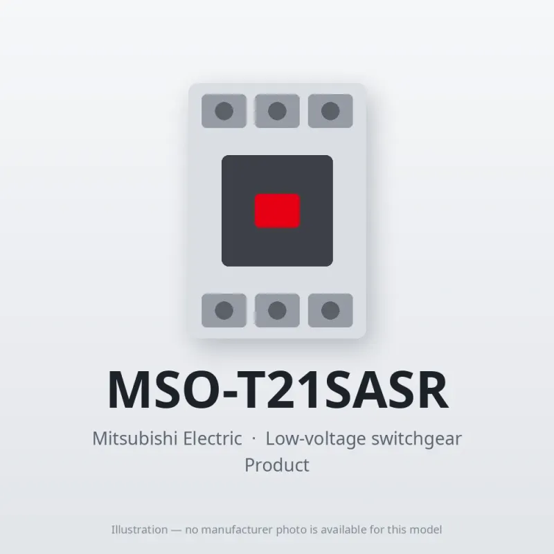 MSO-T21SASR Mitsubishi Low-voltage switchgear Magnetic Starter
