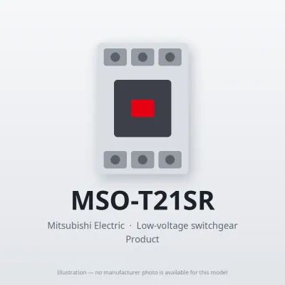 MSO-T21SR Mitsubishi Low-voltage switchgear Magnetic Starter