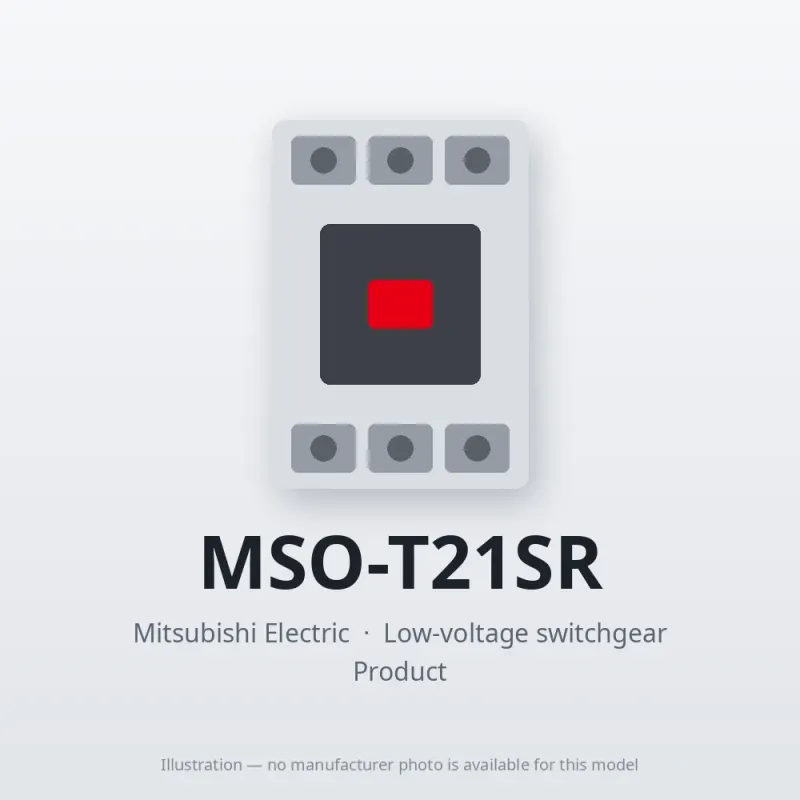 MSO-T21SR Mitsubishi Low-voltage switchgear Magnetic Starter