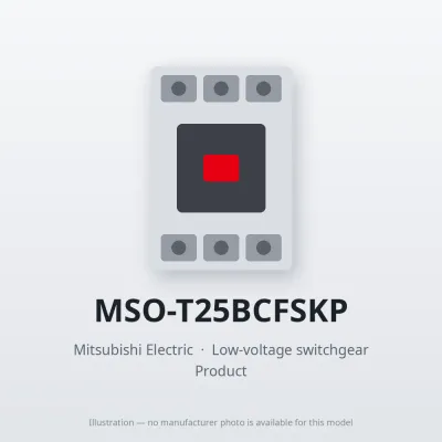 MSO-T25BCFSKP Mitsubishi Low-voltage switchgear Magnetic Starter