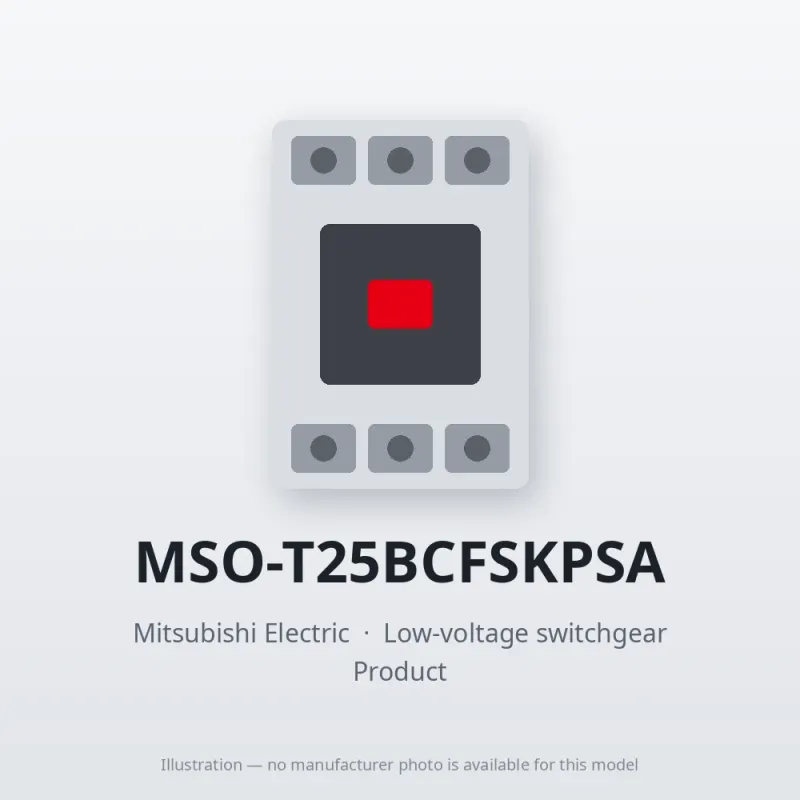 MSO-T25BCFSKPSA Mitsubishi Low-voltage switchgear Magnetic Starter