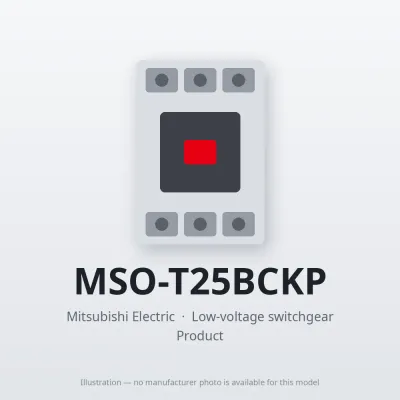 MSO-T25BCKP Mitsubishi Low-voltage switchgear Magnetic Starter