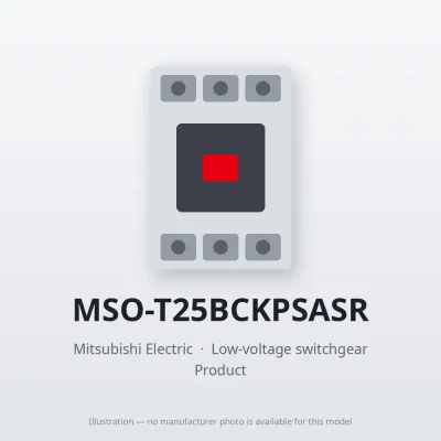 MSO-T25BCKPSASR Mitsubishi Low-voltage switchgear Magnetic Starter