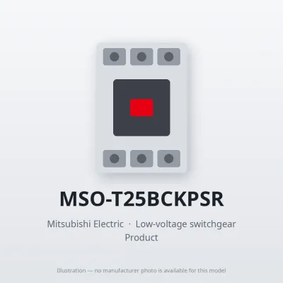 MSO-T25BCKPSR Mitsubishi Low-voltage switchgear Magnetic Starter