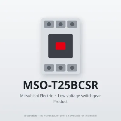 MSO-T25BCSR Mitsubishi Low-voltage switchgear Magnetic Starter