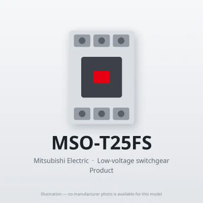 MSO-T25FS Mitsubishi Low-voltage switchgear Magnetic Starter