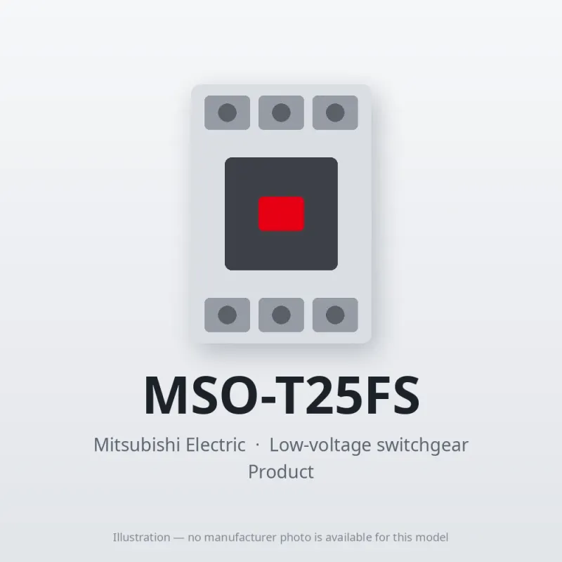 MSO-T25FS Mitsubishi Low-voltage switchgear Magnetic Starter