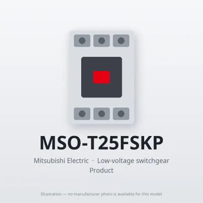 MSO-T25FSKP Mitsubishi Low-voltage switchgear Magnetic Starter