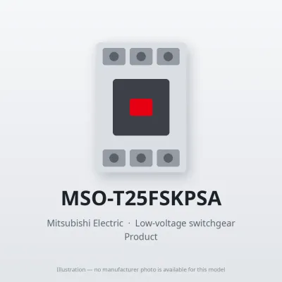 MSO-T25FSKPSA Mitsubishi Low-voltage switchgear Magnetic Starter