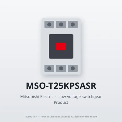 MSO-T25KPSASR Mitsubishi Low-voltage switchgear Magnetic Starter