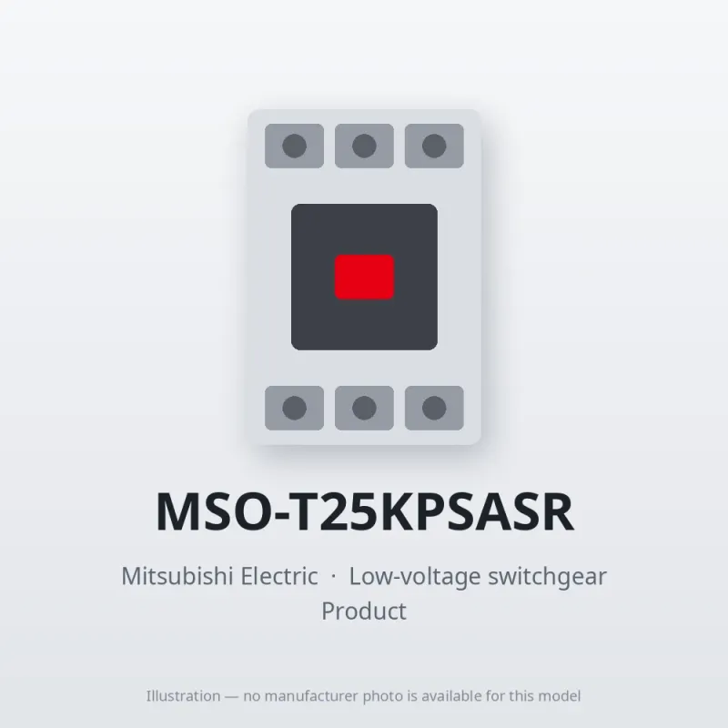 MSO-T25KPSASR Mitsubishi Low-voltage switchgear Magnetic Starter