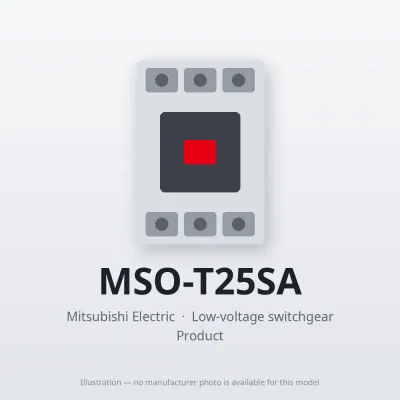 MSO-T25SA Mitsubishi Low-voltage switchgear Magnetic Starter