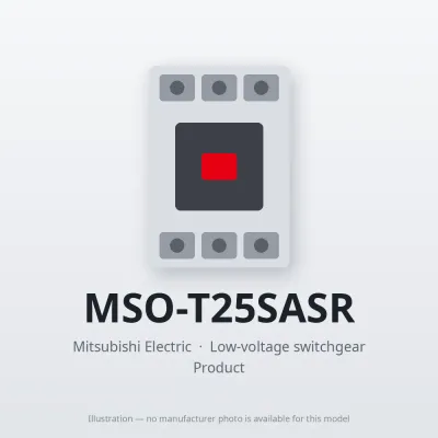 MSO-T25SASR Mitsubishi Low-voltage switchgear Magnetic Starter