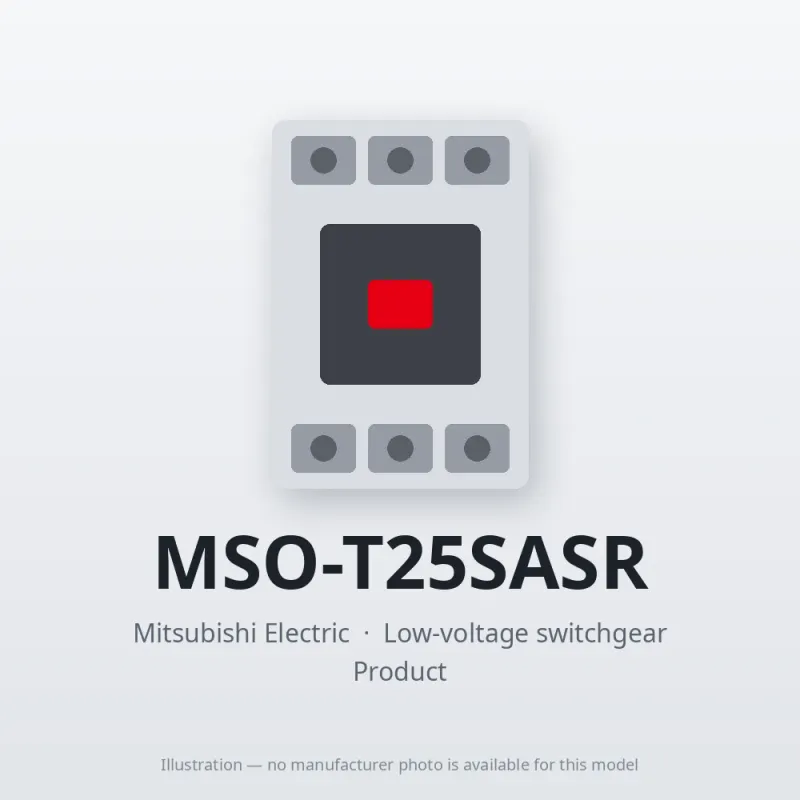MSO-T25SASR Mitsubishi Low-voltage switchgear Magnetic Starter