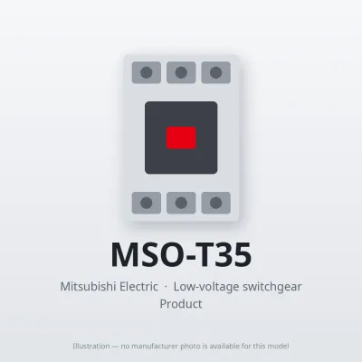MSO-T35 Mitsubishi Low-voltage switchgear Magnetic Starter