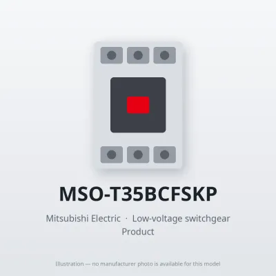 MSO-T35BCFSKP Mitsubishi Low-voltage switchgear Magnetic Starter
