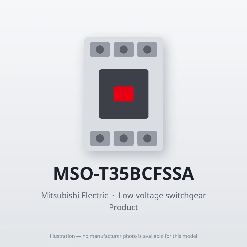 MSO-T35BCFSSA Mitsubishi Low-voltage switchgear Magnetic Starter