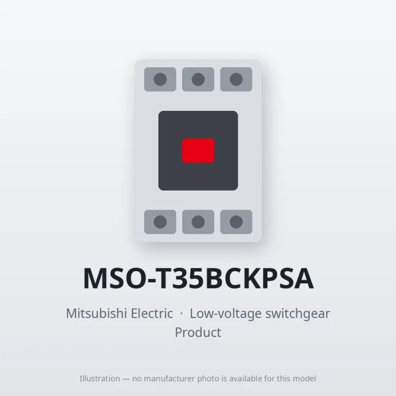 MSO-T35BCKPSA Mitsubishi Low-voltage switchgear Magnetic Starter