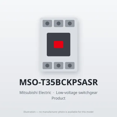 MSO-T35BCKPSASR Mitsubishi Low-voltage switchgear Magnetic Starter