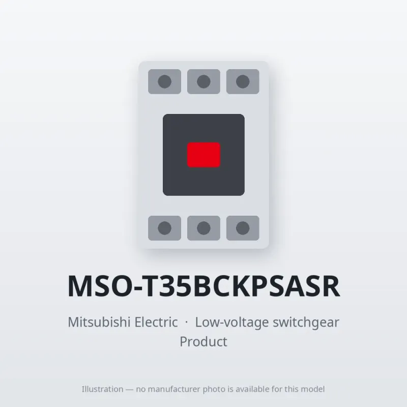 MSO-T35BCKPSASR Mitsubishi Low-voltage switchgear Magnetic Starter