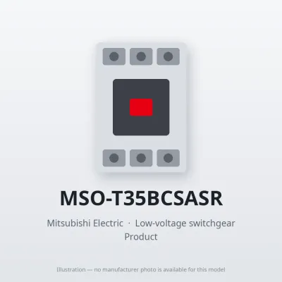 MSO-T35BCSASR Mitsubishi Low-voltage switchgear Magnetic Starter