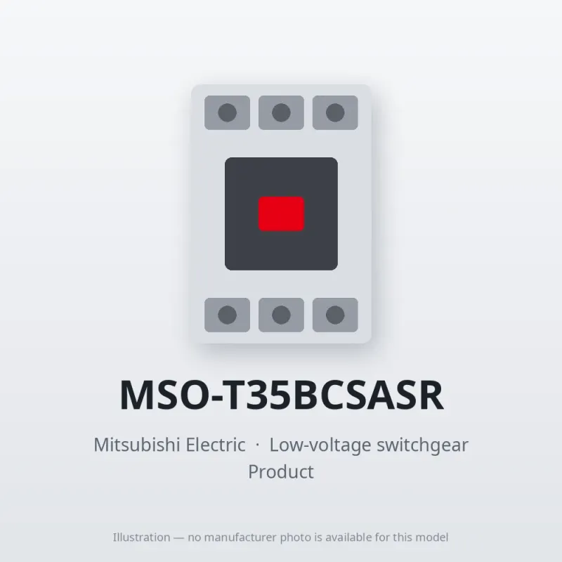 MSO-T35BCSASR Mitsubishi Low-voltage switchgear Magnetic Starter
