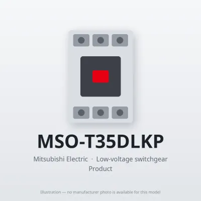 MSO-T35DLKP Mitsubishi Low-voltage switchgear Magnetic Starter