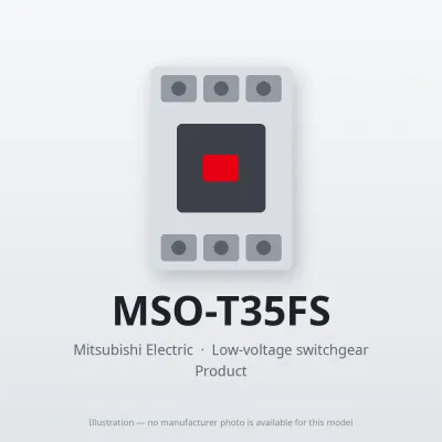 MSO-T35FS Mitsubishi Low-voltage switchgear Magnetic Starter