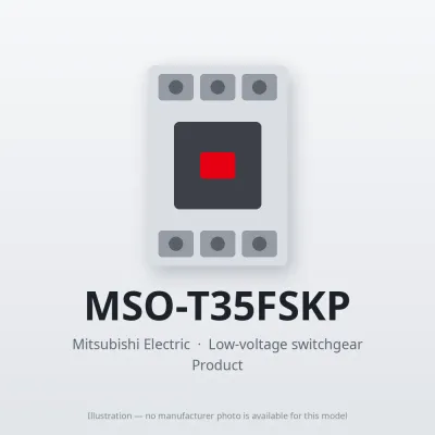 MSO-T35FSKP Mitsubishi Low-voltage switchgear Magnetic Starter