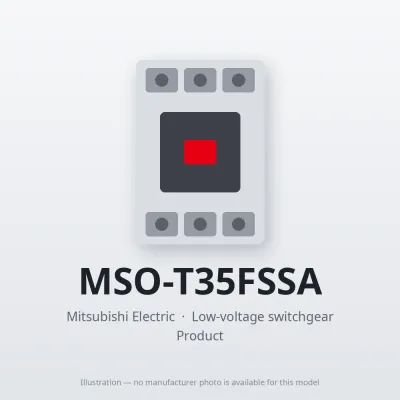 MSO-T35FSSA Mitsubishi Low-voltage switchgear Magnetic Starter