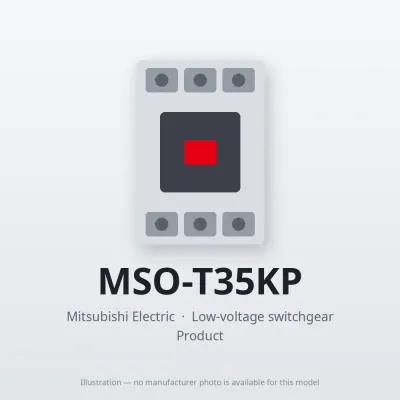 MSO-T35KP Mitsubishi Low-voltage switchgear Magnetic Starter