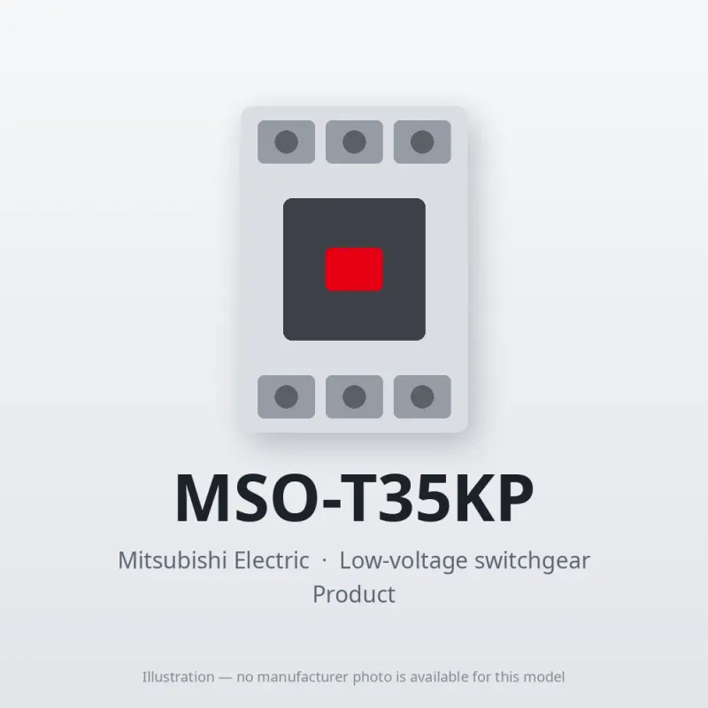 MSO-T35KP Mitsubishi Low-voltage switchgear Magnetic Starter