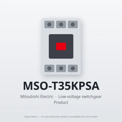 MSO-T35KPSA Mitsubishi Low-voltage switchgear Magnetic Starter