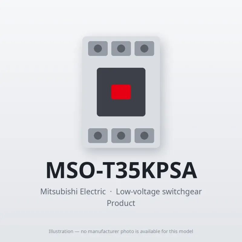 MSO-T35KPSA Mitsubishi Low-voltage switchgear Magnetic Starter