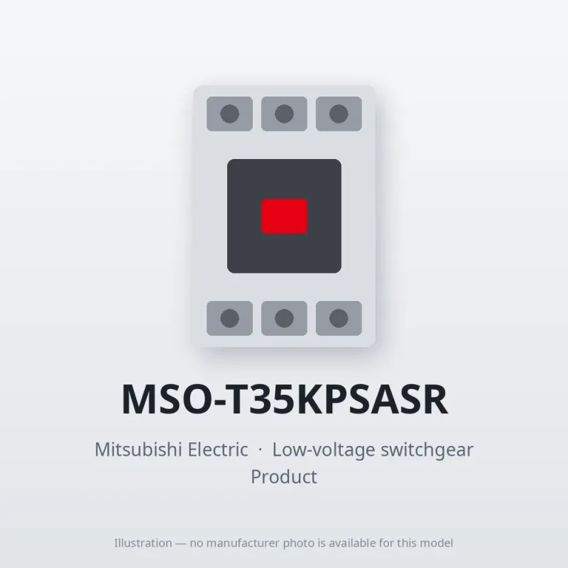 MSO-T35KPSASR Mitsubishi Low-voltage switchgear Magnetic Starter
