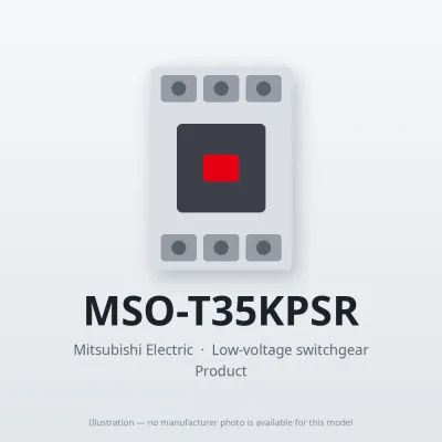 MSO-T35KPSR Mitsubishi Low-voltage switchgear Magnetic Starter