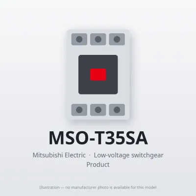 MSO-T35SA Mitsubishi Low-voltage switchgear Magnetic Starter
