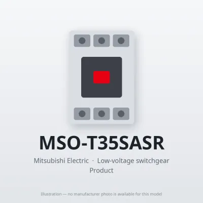 MSO-T35SASR Mitsubishi Low-voltage switchgear Magnetic Starter