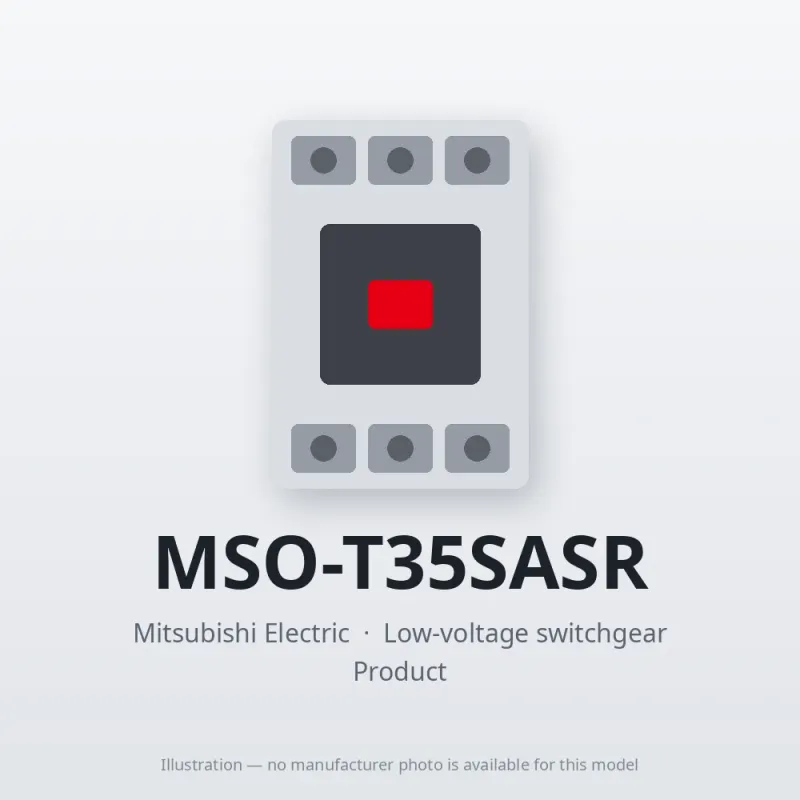 MSO-T35SASR Mitsubishi Low-voltage switchgear Magnetic Starter
