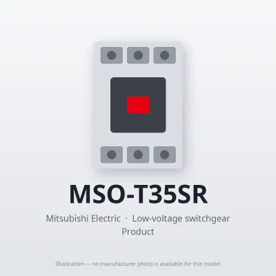 MSO-T35SR Mitsubishi Low-voltage switchgear Magnetic Starter