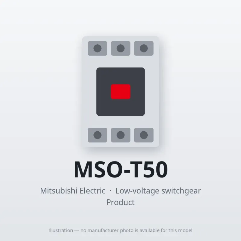 MSO-T50 Mitsubishi Low-voltage switchgear Magnetic Starter