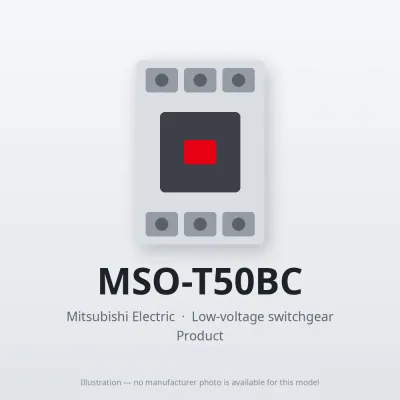 MSO-T50BC Mitsubishi Low-voltage switchgear Magnetic Starter