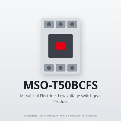 MSO-T50BCFS Mitsubishi Low-voltage switchgear Magnetic Starter
