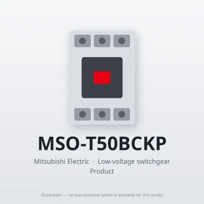 MSO-T50BCKP Mitsubishi Low-voltage switchgear Magnetic Starter