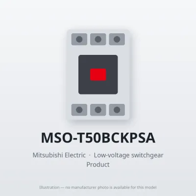 MSO-T50BCKPSA Mitsubishi Low-voltage switchgear Magnetic Starter