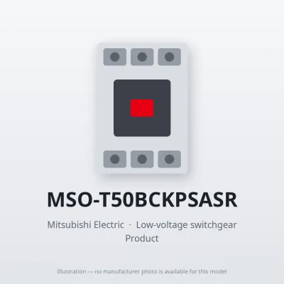 MSO-T50BCKPSASR Mitsubishi Low-voltage switchgear Magnetic Starter