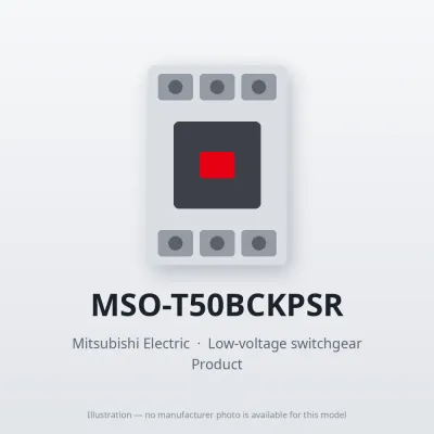 MSO-T50BCKPSR Mitsubishi Low-voltage switchgear Magnetic Starter