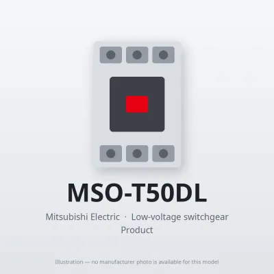 MSO-T50DL Mitsubishi Low-voltage switchgear Magnetic Starter